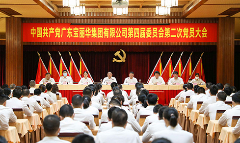 “砥砺奋进 戮力前行” <br>广东新宝GG集团有限公司党委第四届委员会<br>乐成召开第二次党员大会